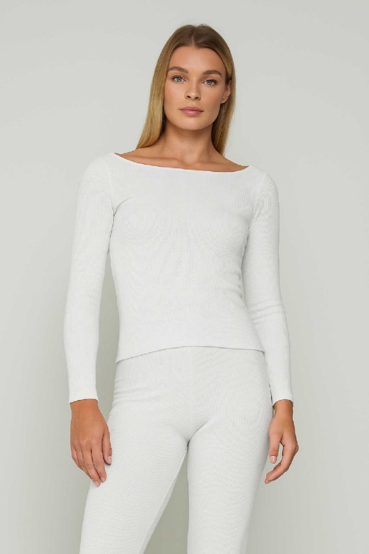 Εικόνα της Μπλουζάκι πλεκτό Essentians off-shoulder
