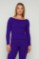 Picture of Essentians off-shoulder knitted top