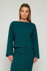 Picture of Essentians long-sleeved knitted blouse
