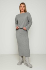 Picture of Essentians long-sleeved knitted blouse