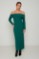 Picture of Essentians Off-Shoulder Knitted Dress