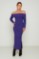 Picture of Essentians Off-Shoulder Knitted Dress