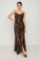 Picture of Maxi dress with slit and thin straps