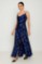 Picture of Maxi dress with slit and thin straps