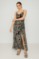 Picture of Maxi dress with slit and thin straps