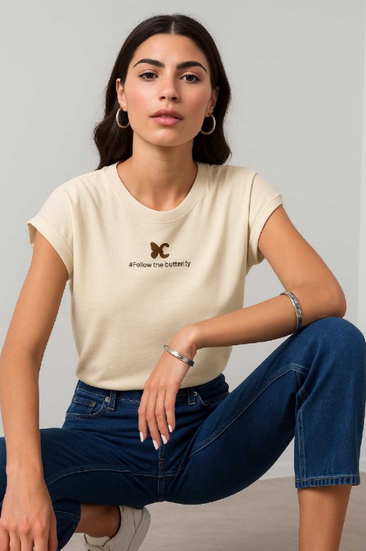 Picture of CENTO butterfly cotton T-shirt