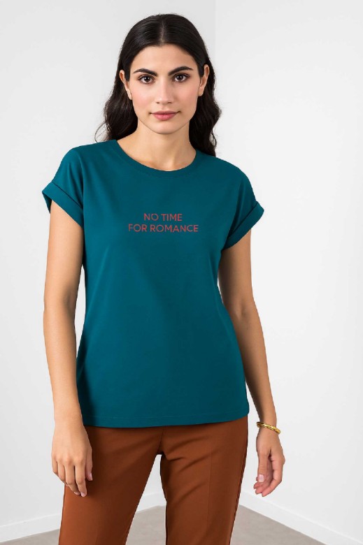 Picture of "NO TIME" cotton T-shirt