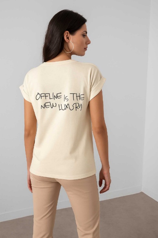 Picture of "OFFLINE" cotton T-shirt