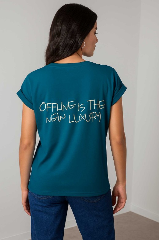 Picture of "OFFLINE" cotton T-shirt