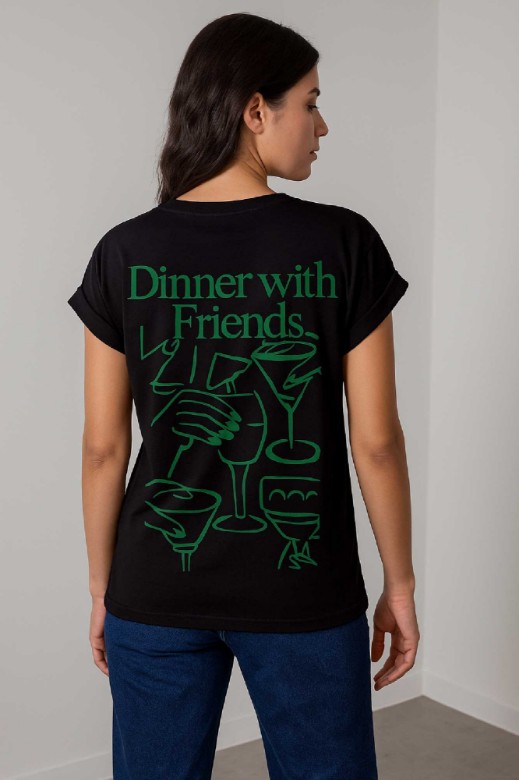 Picture of "DINNER" cotton T-shirt