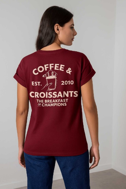 Picture of "COFFEE & CROISSANTS" cotton T-shirt