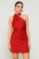Picture of Premium satin mini dress with scarf