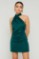 Picture of Premium satin mini dress with scarf