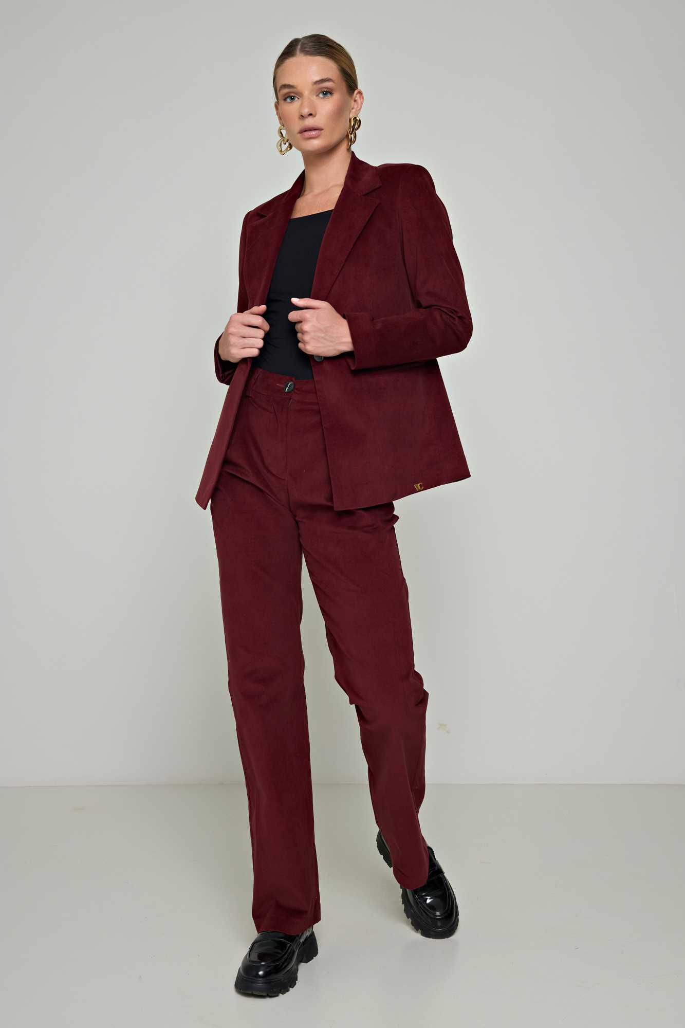 Εικόνα της Σακάκι slim velvet