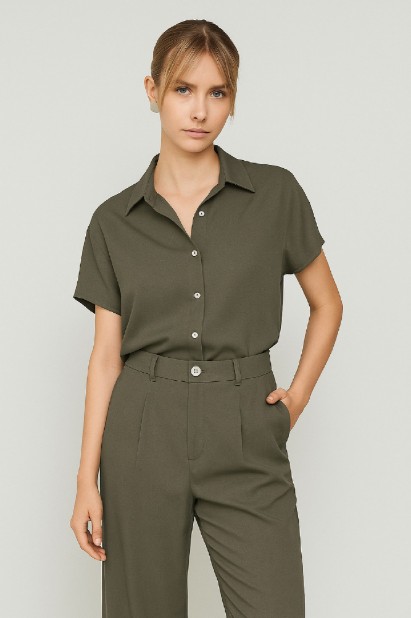 Picture of Short-sleeved shirt Lyocell Eco