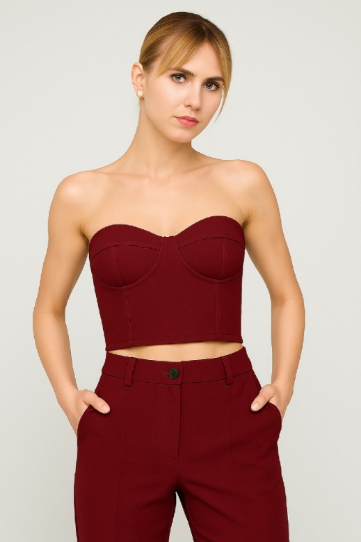 Picture of Strapless Top with Bustier