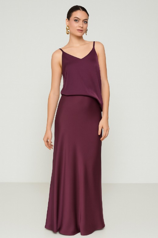 Picture of Satin blouse with thin straps