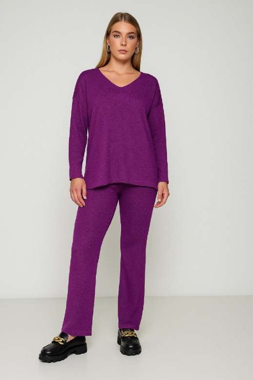 Picture of Essentials knitted V-neck top