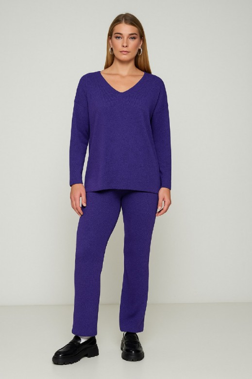 Picture of Essentials knitted V-neck top