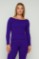 Picture of Essentians off-shoulder knitted top