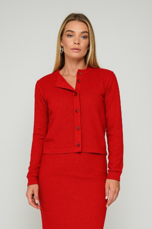 Picture of Essentians knitted cardigan with buttons