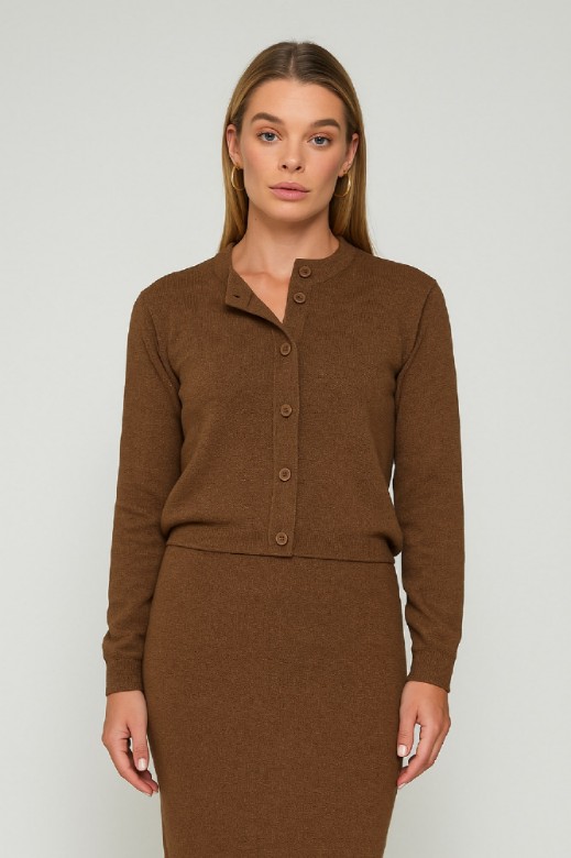 Picture of Essentians knitted cardigan with buttons