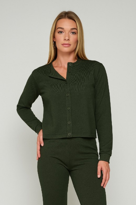 Picture of Essentians knitted cardigan with buttons