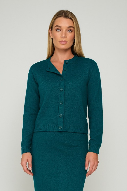 Picture of Essentians knitted cardigan with buttons