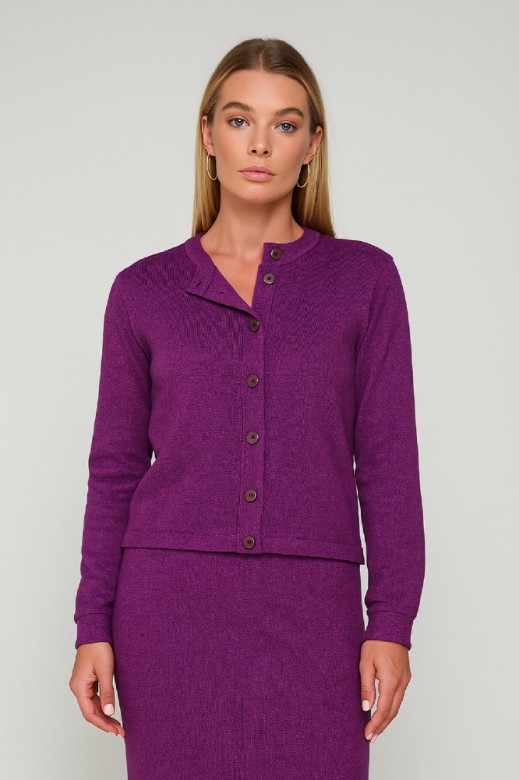 Picture of Essentians knitted cardigan with buttons
