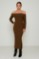 Picture of Essentians Off-Shoulder Knitted Dress