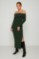 Picture of Essentians Off-Shoulder Knitted Dress