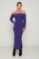 Picture of Essentians Off-Shoulder Knitted Dress