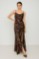 Picture of Maxi dress with slit and thin straps