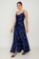 Picture of Maxi dress with slit and thin straps