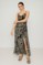 Picture of Maxi dress with slit and thin straps
