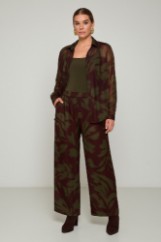 Picture of Silky touch loose shirt with semi-transparency