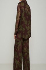 Picture of Silky touch loose shirt with semi-transparency