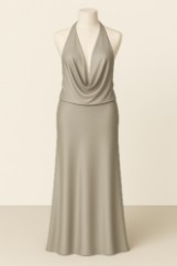 Picture of Premium satin blouse with deep neckline