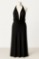 Picture of Premium satin blouse with deep neckline