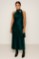 Picture of Premium satin maxi dress with tie at the neck
