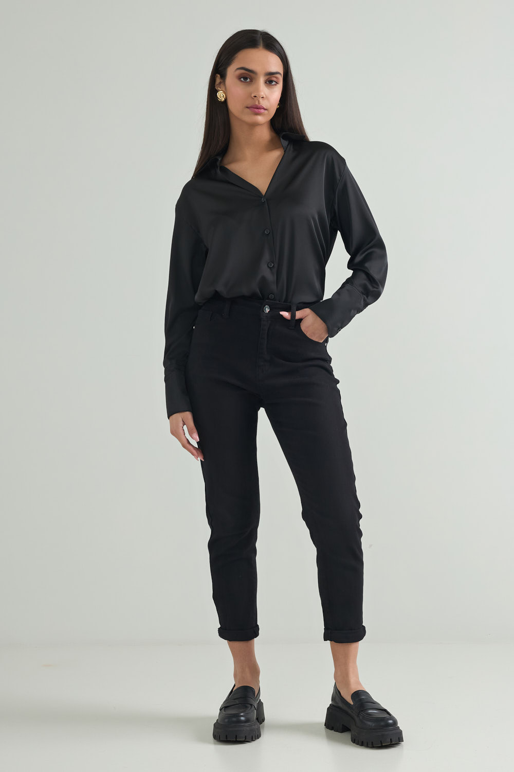 Εικόνα της Ψηλόμεσο Τζιν Mom Fit