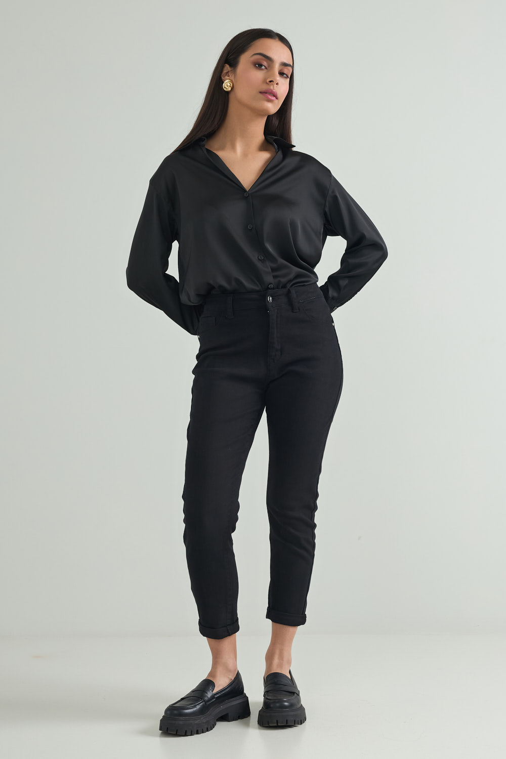 Εικόνα της Ψηλόμεσο Τζιν Mom Fit