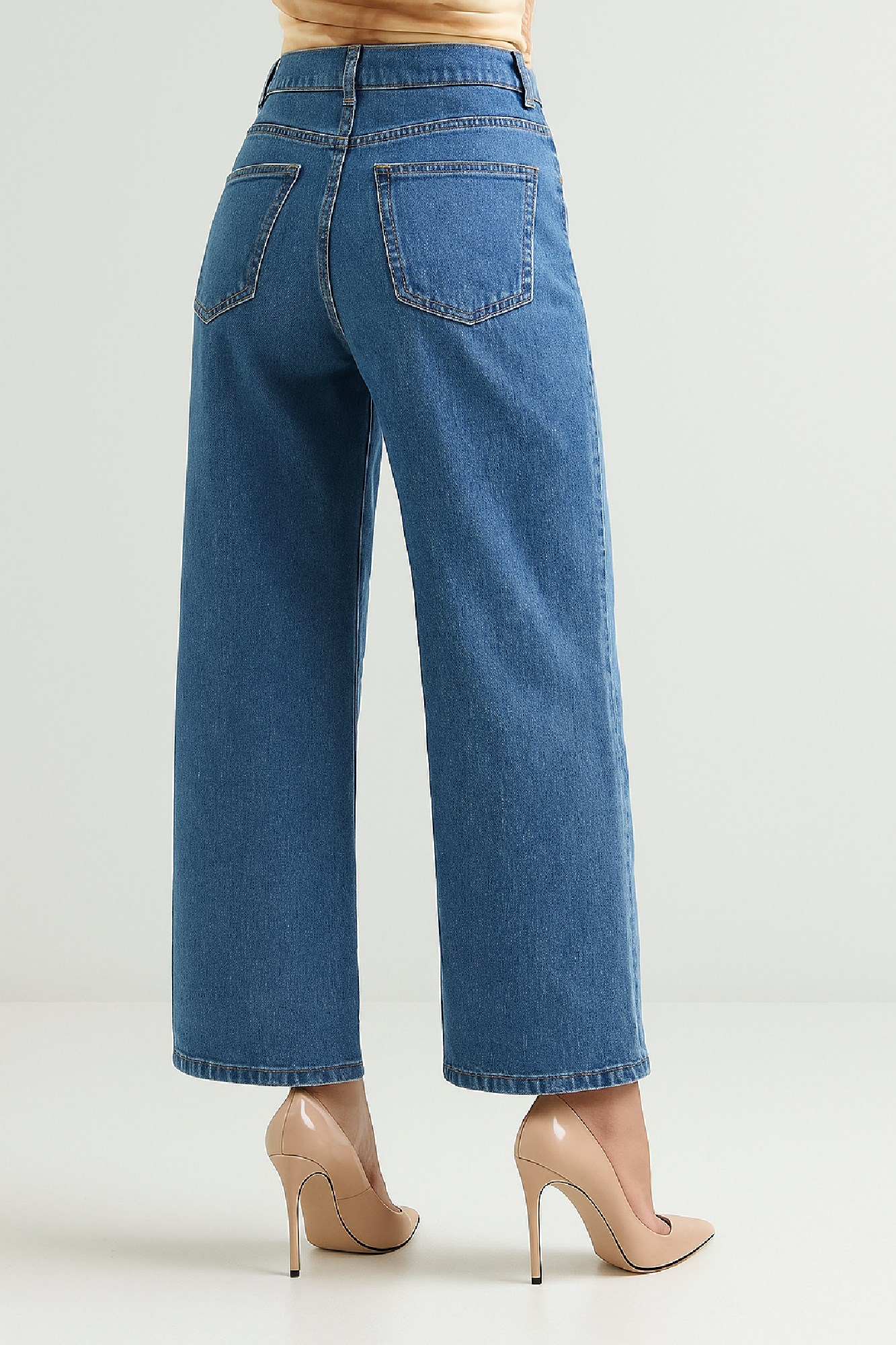 Picture of High-Waisted Wide Leg Jeans
