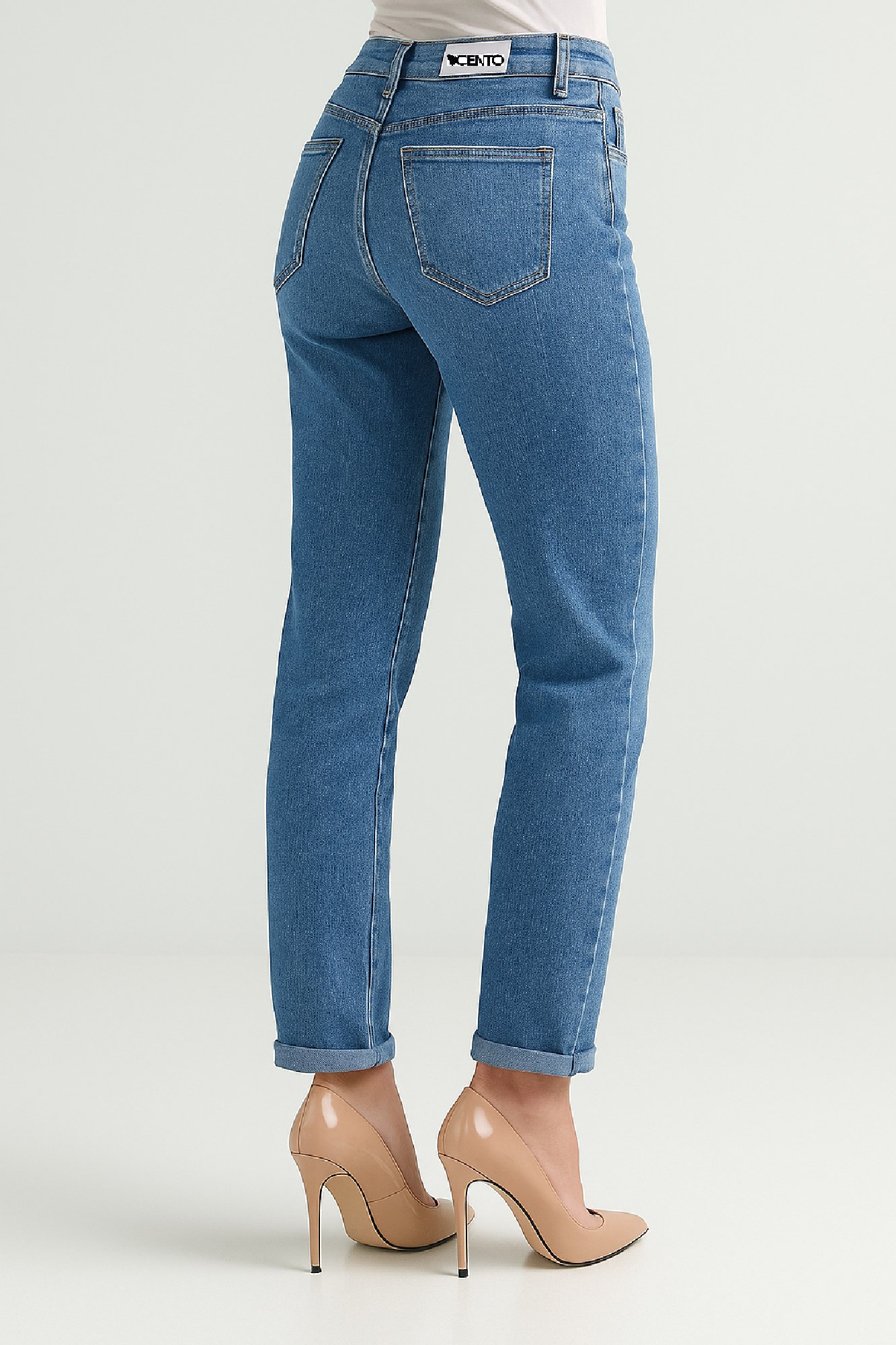 Εικόνα της Ψηλόμεσο Τζιν Slim Fit
