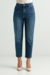 Picture of High-Waisted Cigarette Jeans