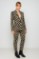 Picture of Zebra print fabric slim trousers