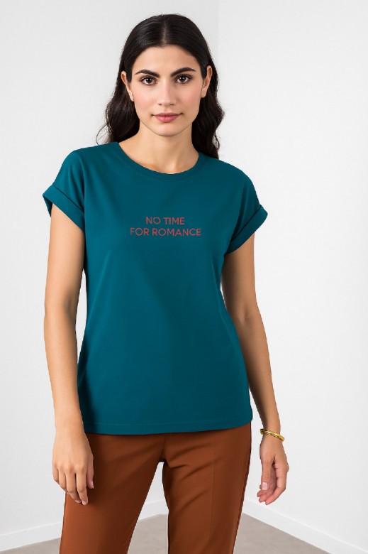 Picture of "NO TIME" cotton T-shirt