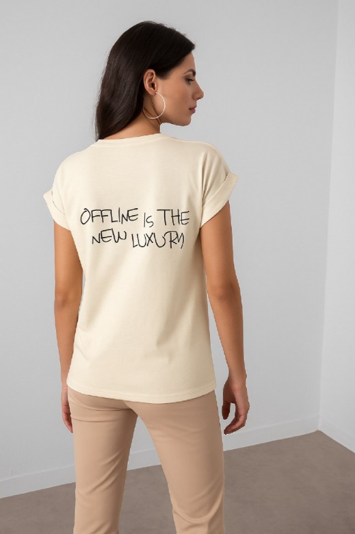 Picture of "OFFLINE" cotton T-shirt