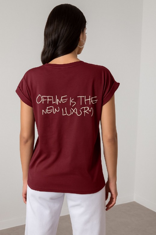 Picture of "OFFLINE" cotton T-shirt