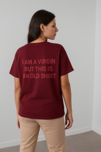 Picture of "VIRGIN" cotton T-shirt